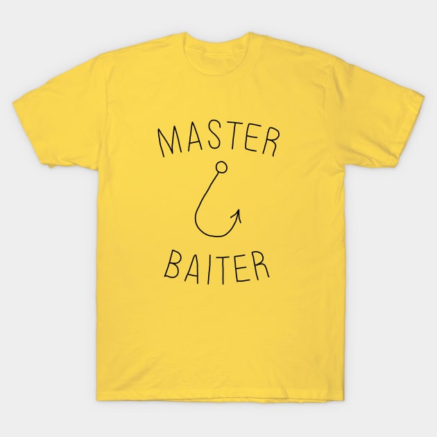 Master Baiter Black T-Shirt by GAz